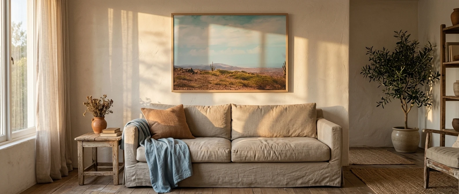 How to Pair Terracotta and Soft Sky Blue for a Calm Desert Room